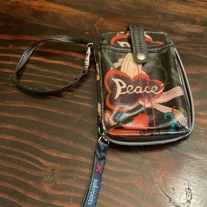 Sakroots Peace cellphone wallet